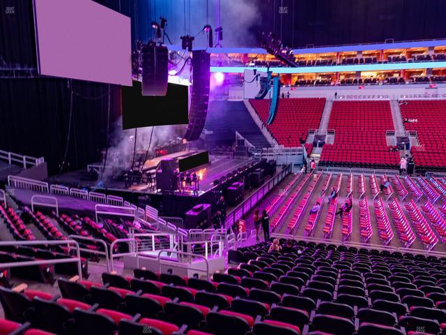 KFC Yum! Center - Section 117 Seat View