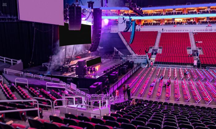 KFC Yum! Center - Section 117 Seat View