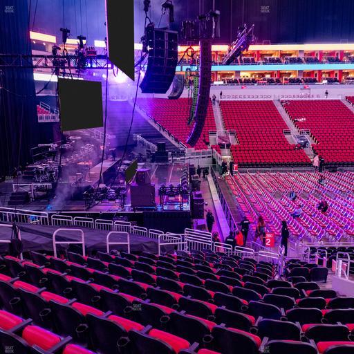 KFC Yum! Center - Section 118 Seat View