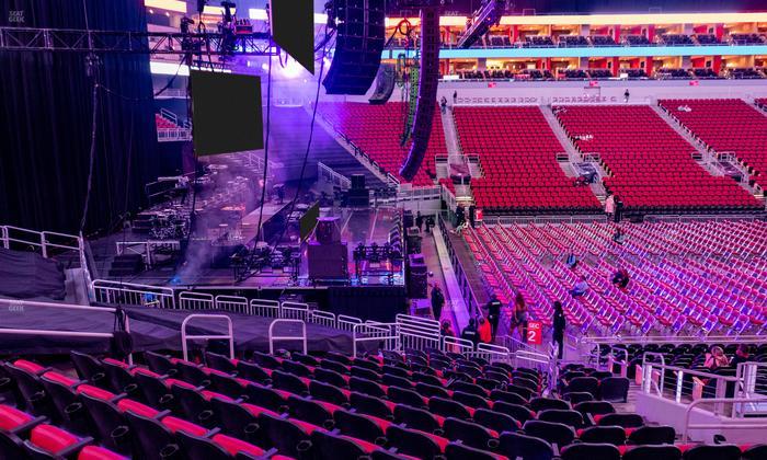 KFC Yum! Center - Section 118 Seat View