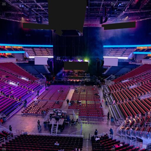 KFC Yum! Center - Section 210 Seat View