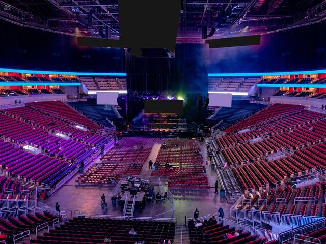 KFC Yum! Center - Section 210 Seat View