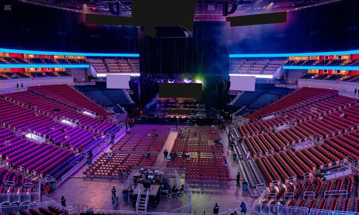 KFC Yum! Center - Section 210 Seat View