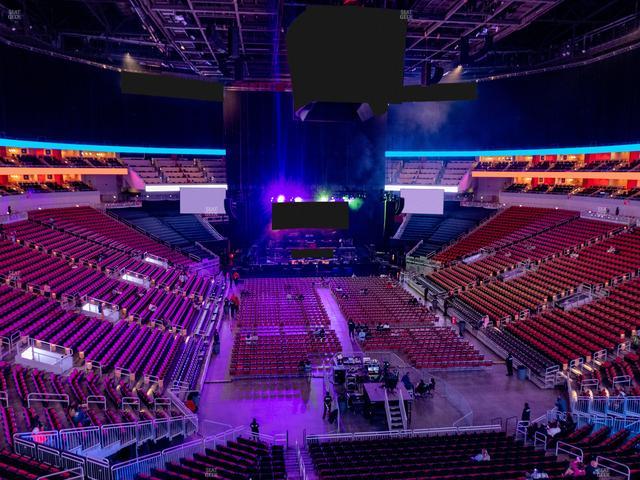 KFC Yum! Center - Section 211 Seat View