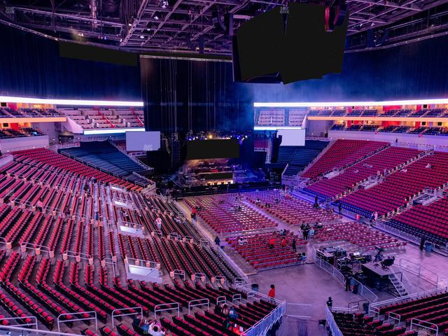 KFC Yum! Center - Section 212 Seat View