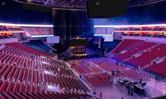 KFC Yum! Center - Section 212 Seat View