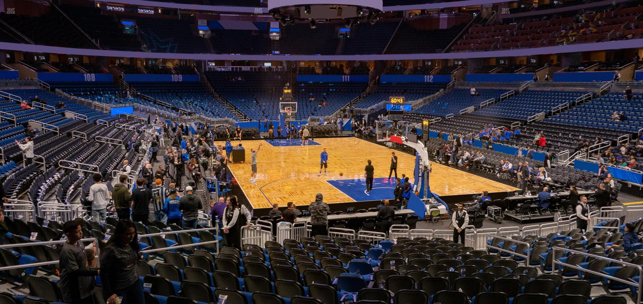 Kia Center - Section 102 Seat View