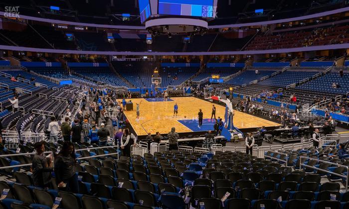 Kia Center - Section 102 Seat View