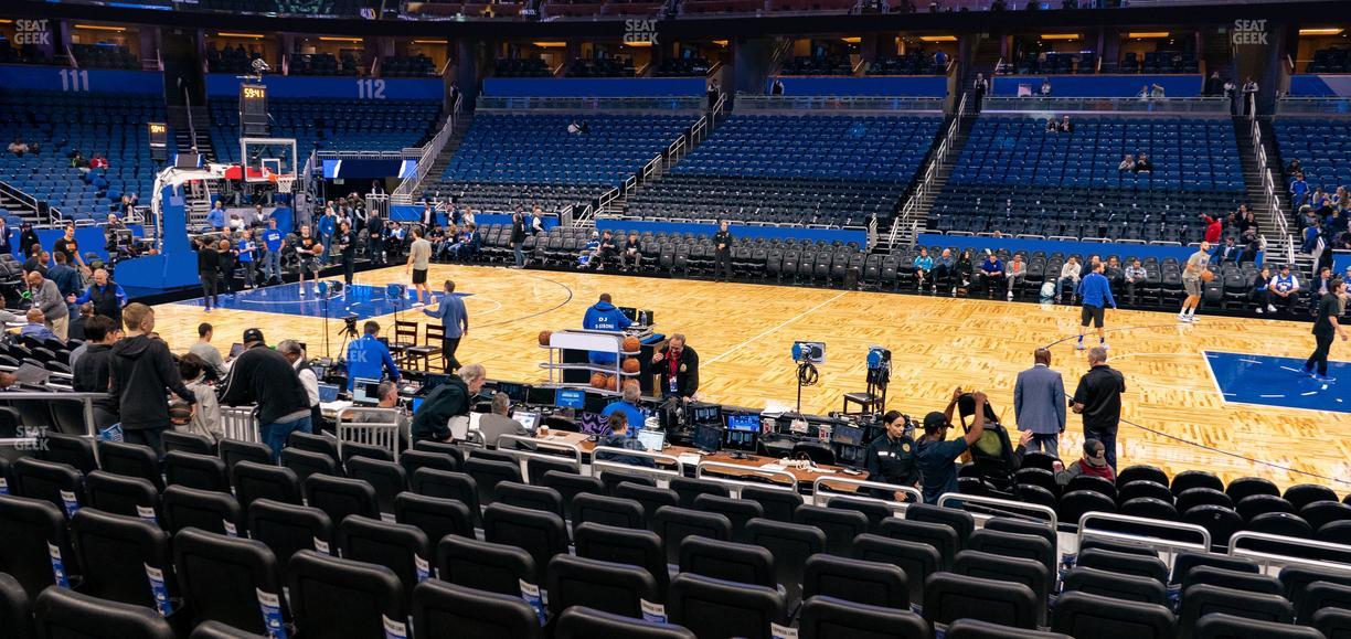 Kia Center - Section 105 Seat View