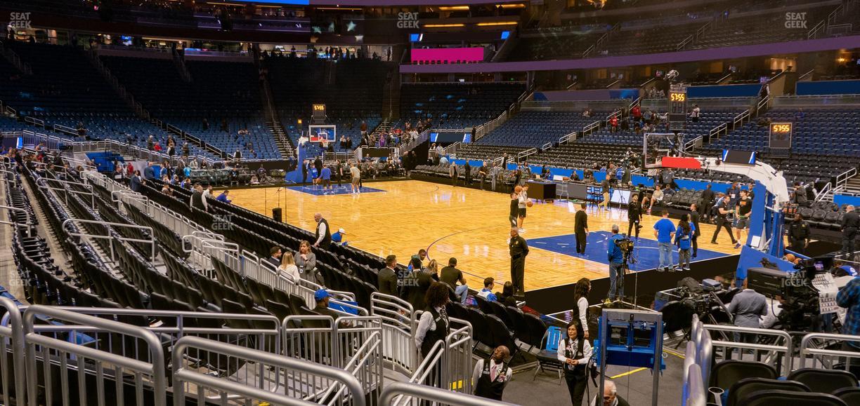 Kia Center - Section 112 Seat View