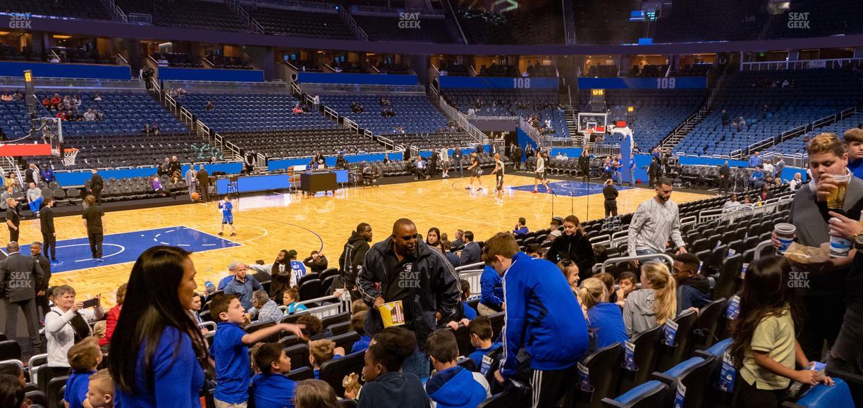 Kia Center - Section 116 Seat View