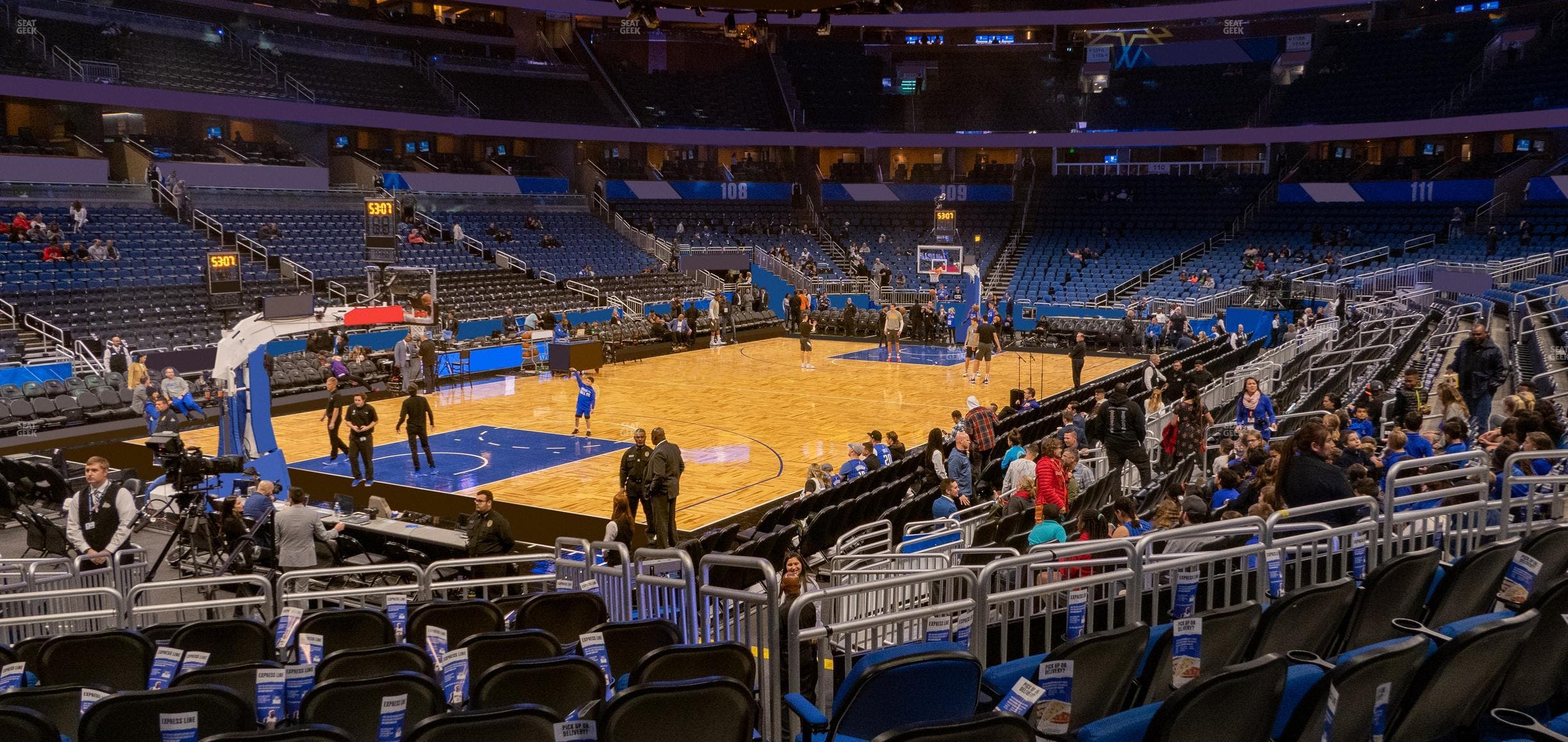 Kia Center - Section 117 Seat View