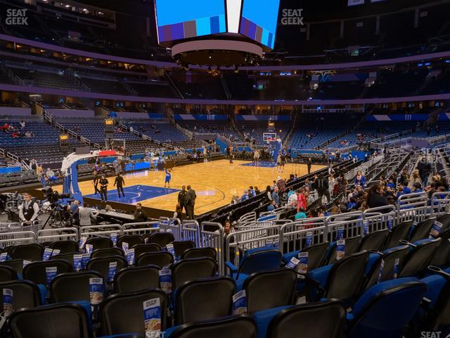 Kia Center - Section 117 Seat View