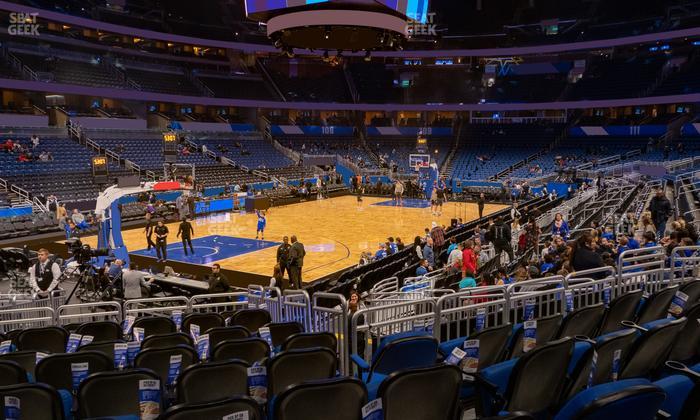 Kia Center - Section 117 Seat View