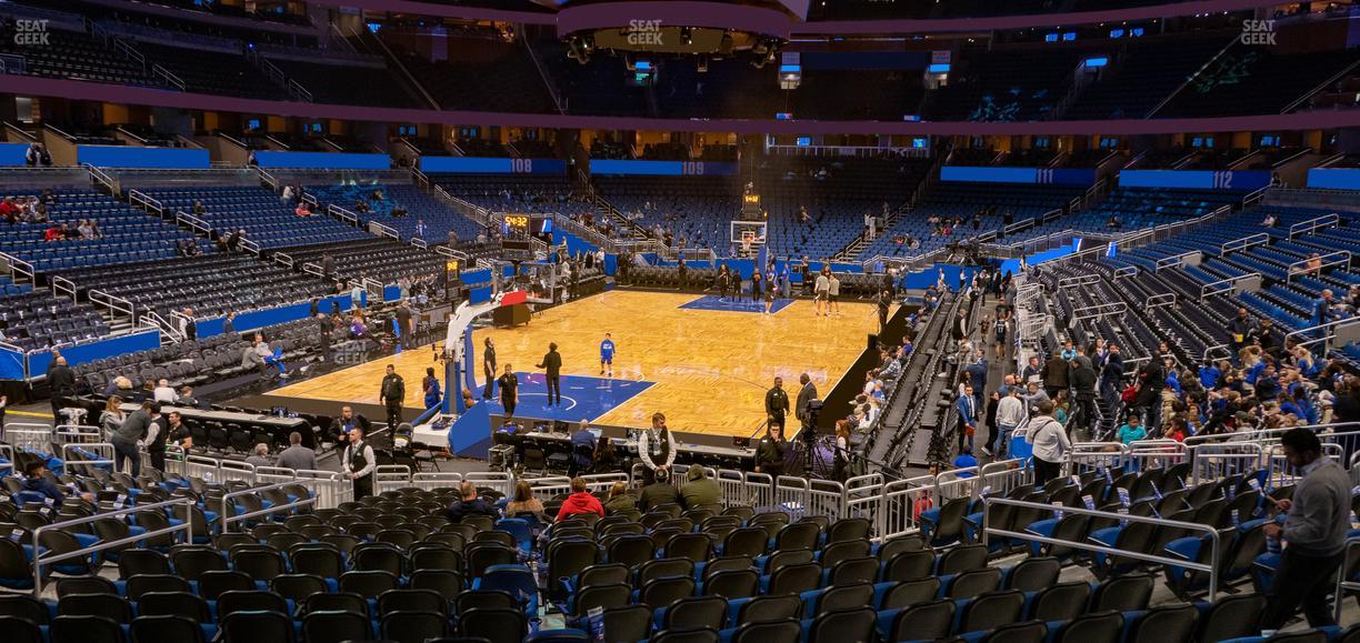 Kia Center - Section 118 Seat View