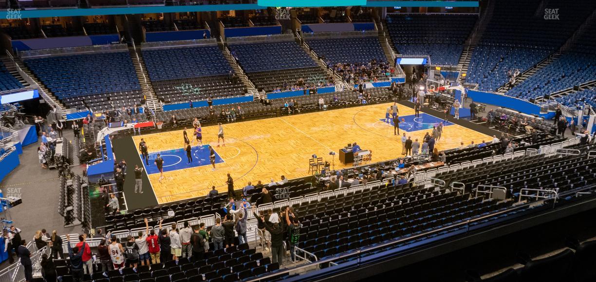 Kia Center - Section Club E Seat View