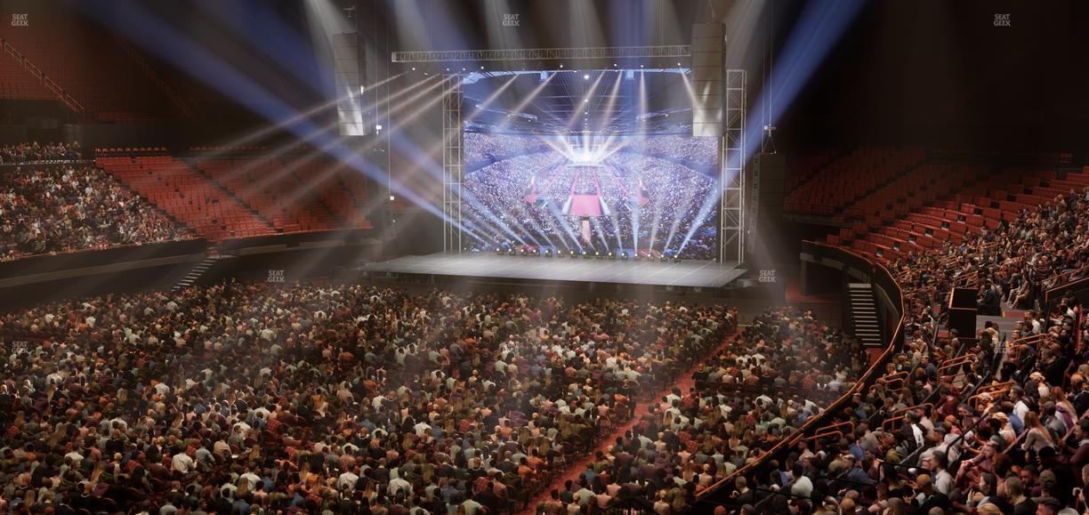 Kia Forum - Section 104 Wc Seat View