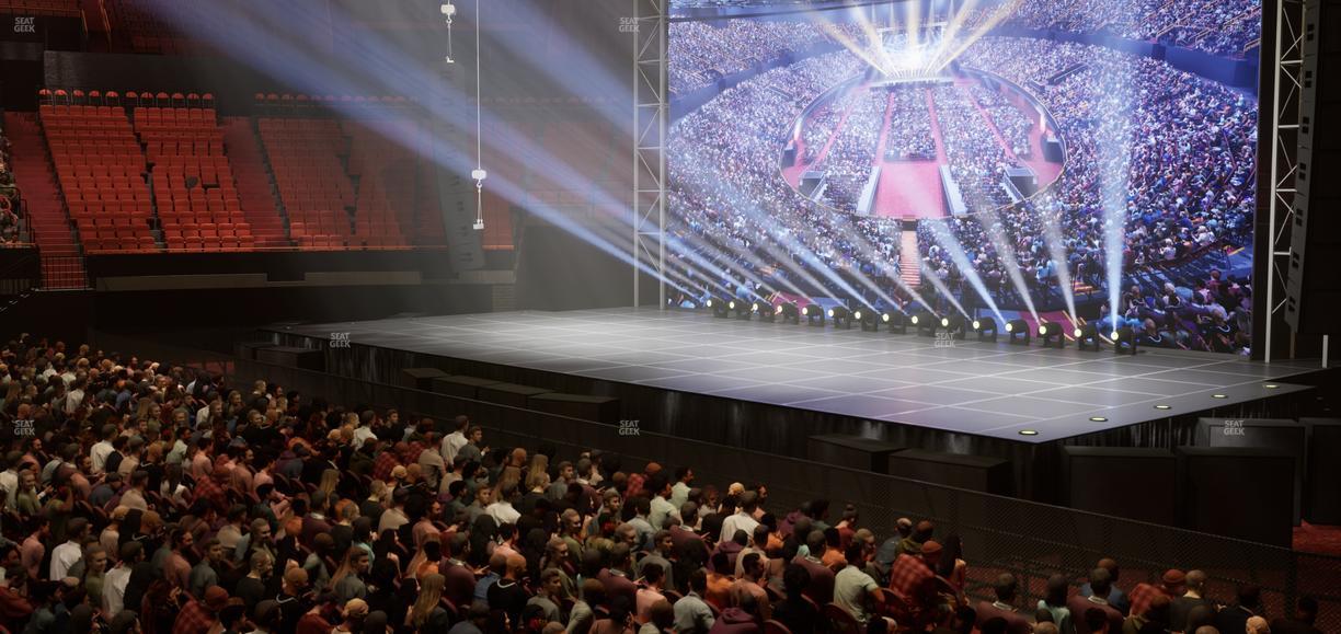 Kia Forum - Section 110 Seat View