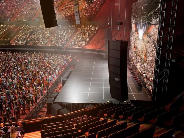 Kia Forum - Section 114 Wc Seat View