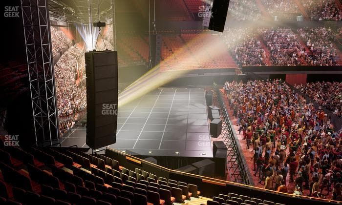 Kia Forum - Section 124 Wc Seat View