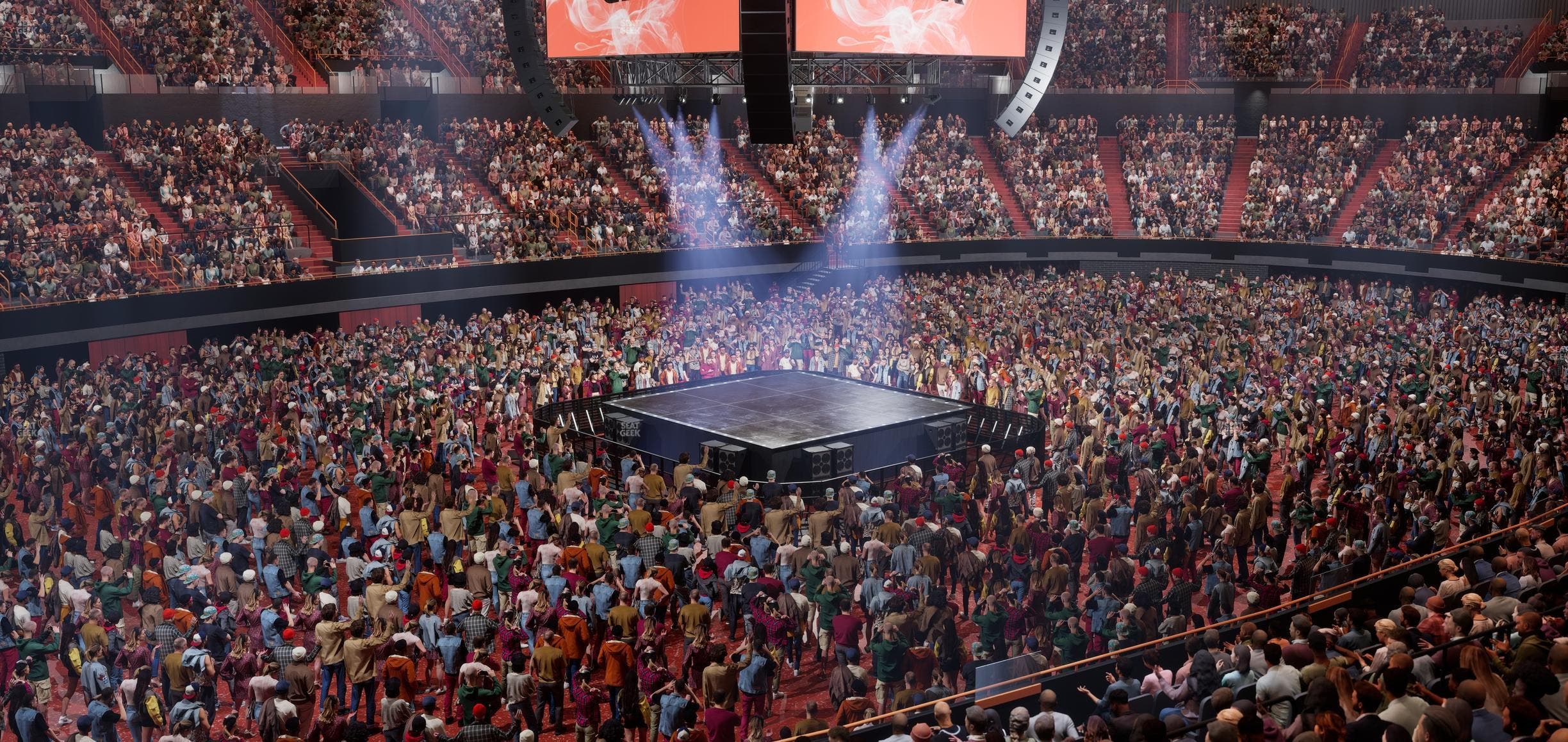 Kia Forum - Section 124 Wc Seat View