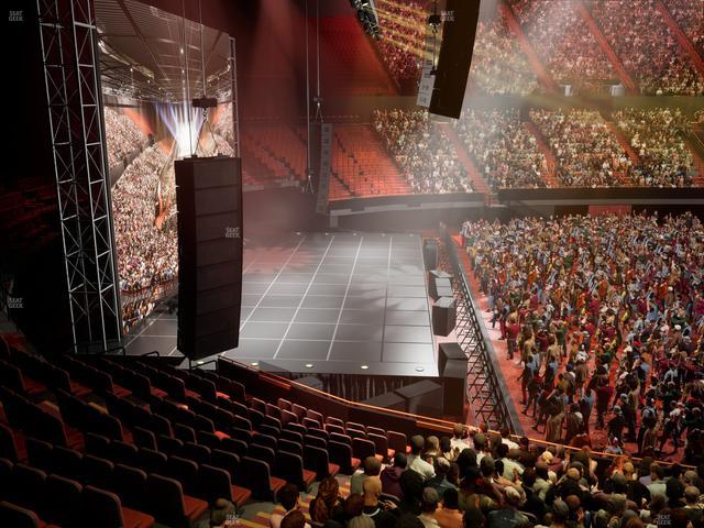 Kia Forum - Section 124 Wc Seat View