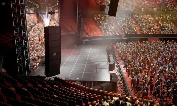 Kia Forum - Section 124 Wc Seat View