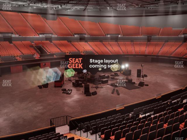 Kia Forum - Section 124 Wc Seat View