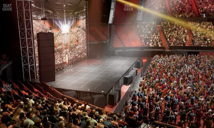 Kia Forum - Section 125 Wc Seat View