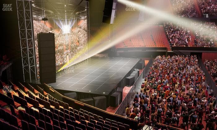 Kia Forum - Section 125 Wc Seat View