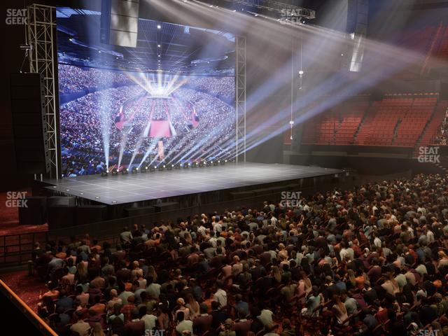 Kia Forum - Section 127 Wc Seat View