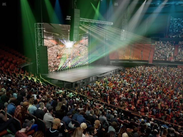 Kia Forum - Section 127 Seat View