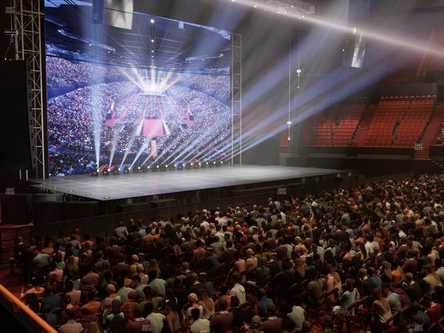 Kia Forum - Section 127 Seat View