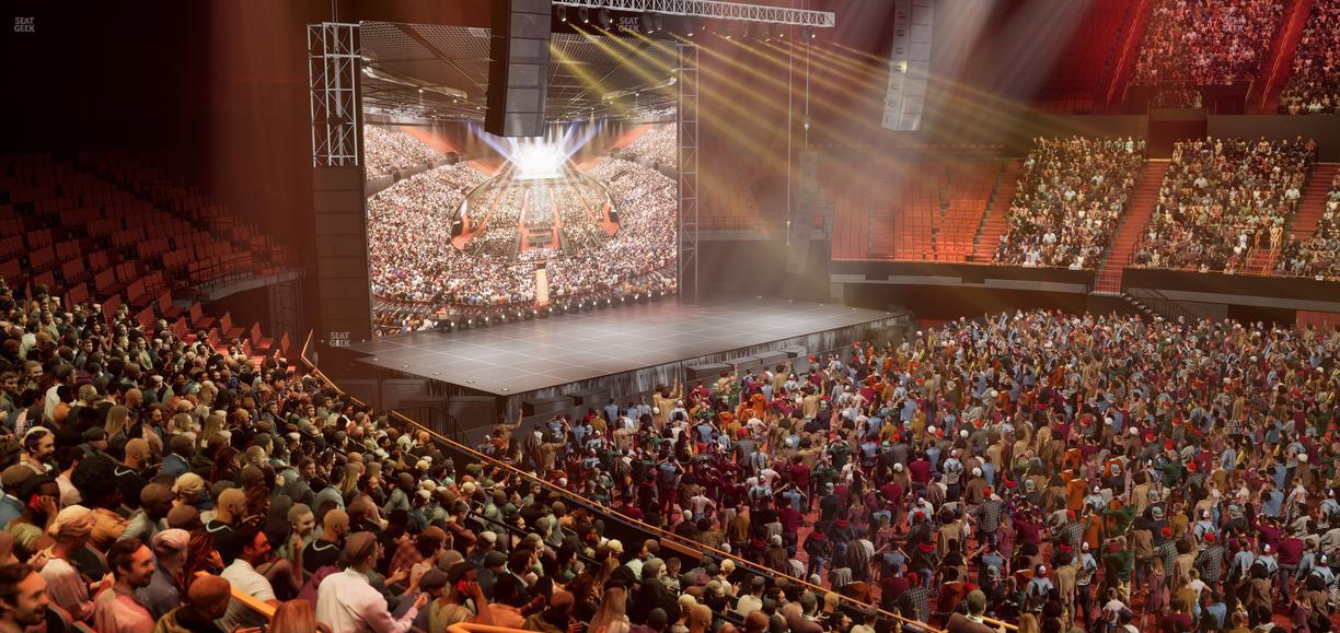 Kia Forum - Section 128 Seat View