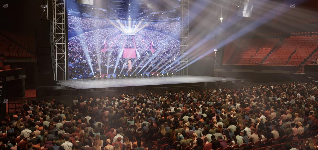 Kia Forum - Section 129 Seat View