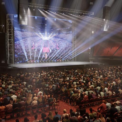 Kia Forum - Section 129 Seat View