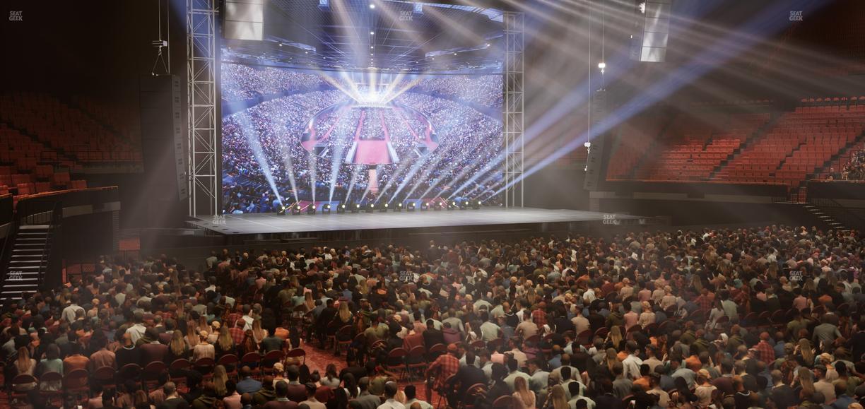 Kia Forum - Section 130 Seat View