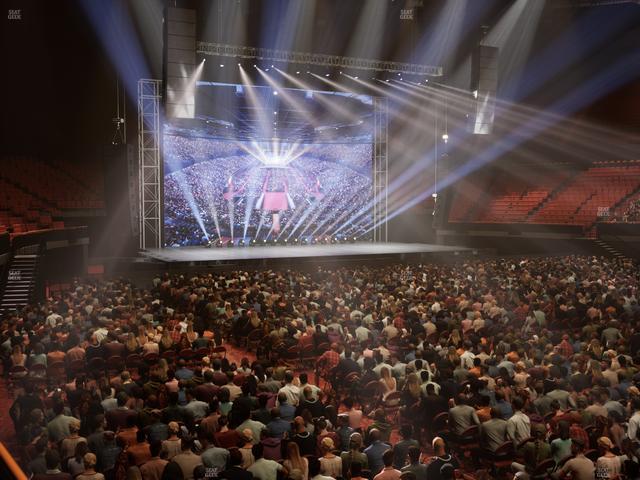 Kia Forum - Section 130 Seat View