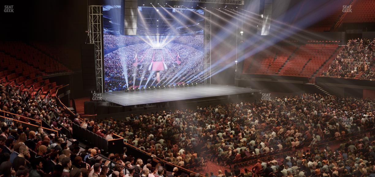 Kia Forum - Section 130 Seat View