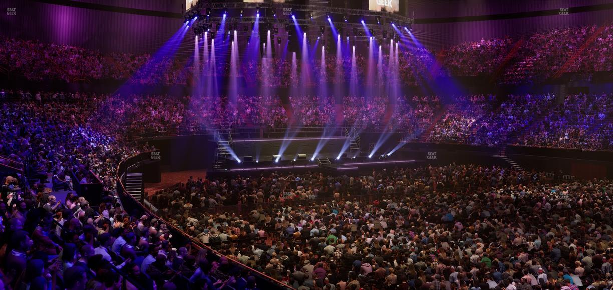 Kia Forum - Section 131 Seat View