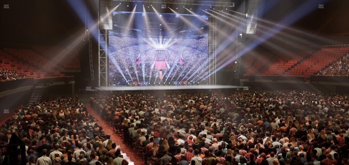 Kia Forum - Section 132 Seat View