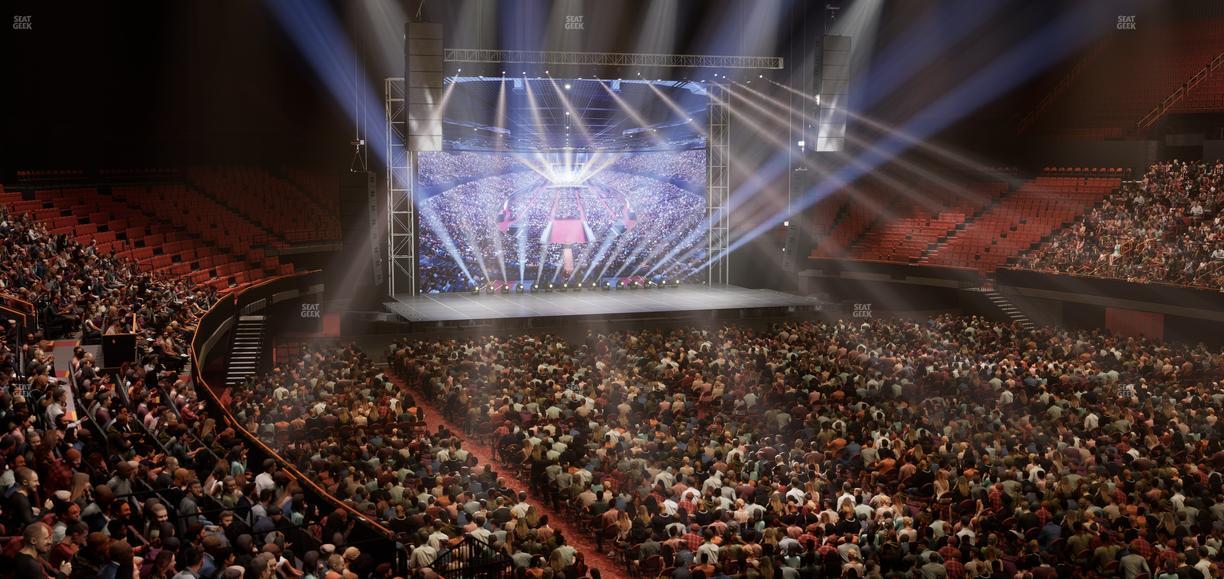 Kia Forum - Section 133 Seat View