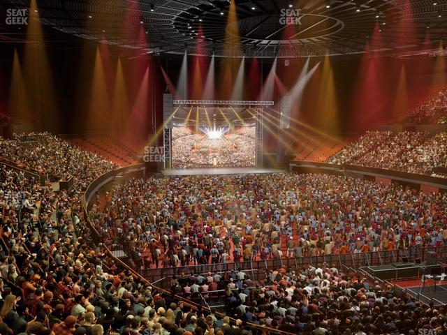 Kia Forum - Section 134 Wc Seat View