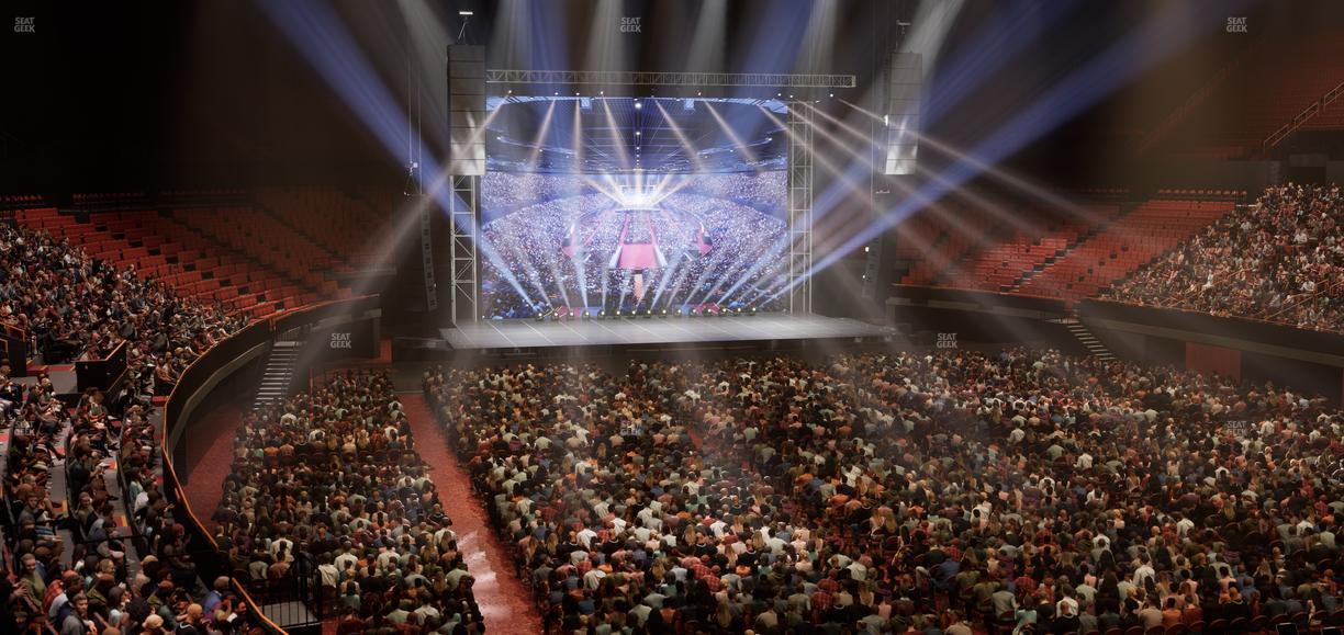 Kia Forum - Section 134 Wc Seat View