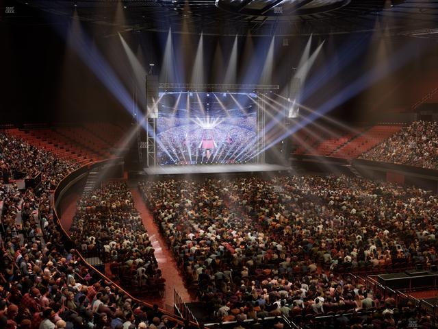 Kia Forum - Section 134 Wc Seat View