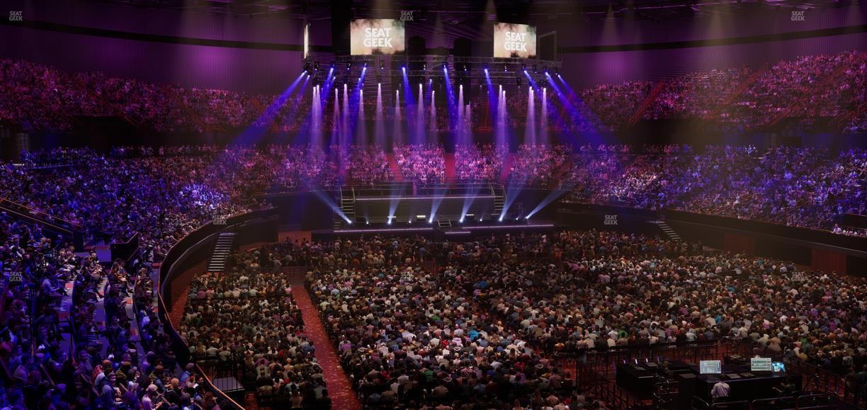 Kia Forum - Section 134 Wc Seat View