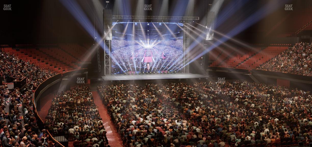 Kia Forum - Section 134 Seat View