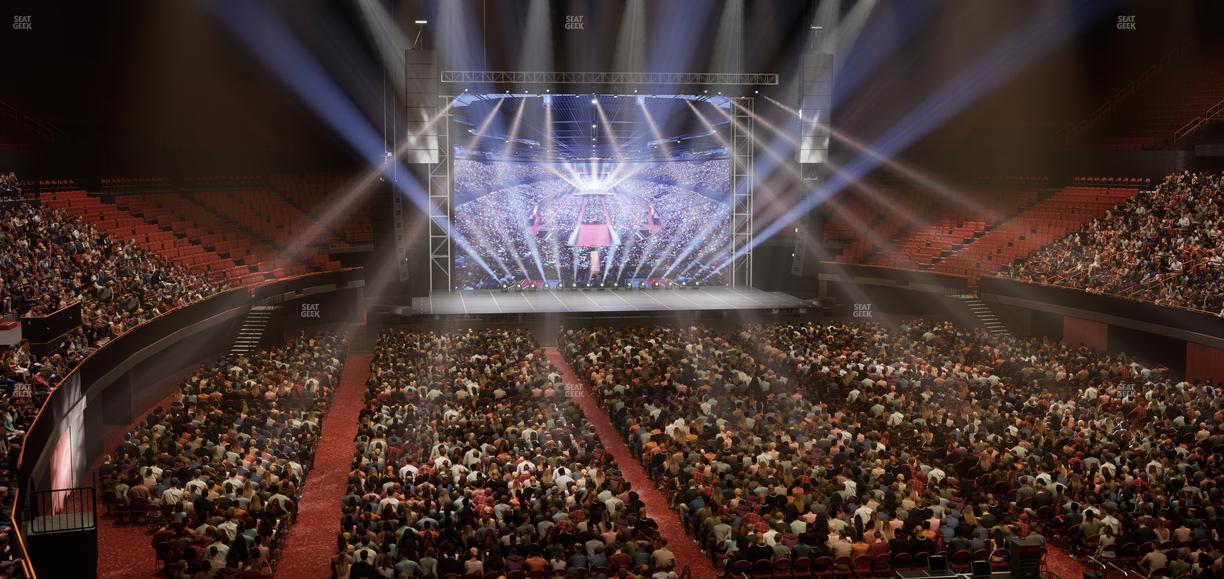 Kia Forum - Section 135 Wc Seat View