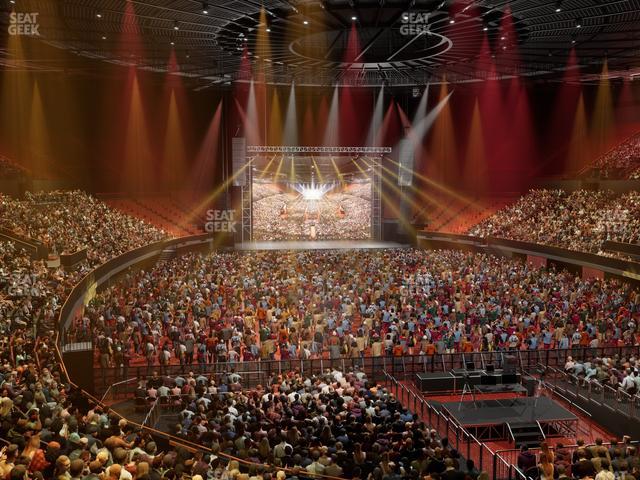 Kia Forum - Section 135 Wc Seat View