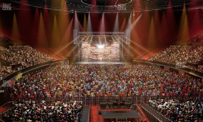 Kia Forum - Section 136 Wc Seat View